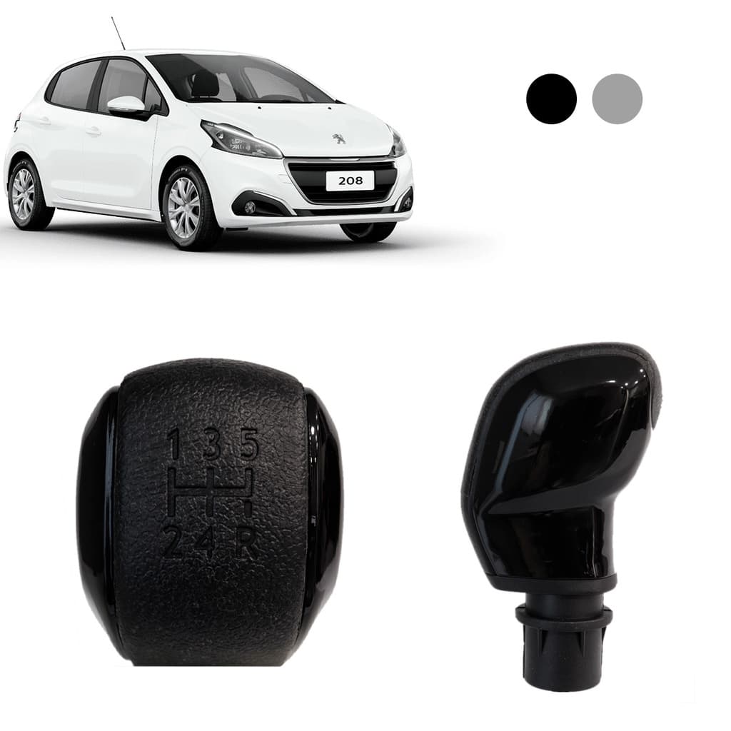 Manopla de Câmbio Peugeot 208 Ano 2014 Até 2020 C/ 5 Marchas