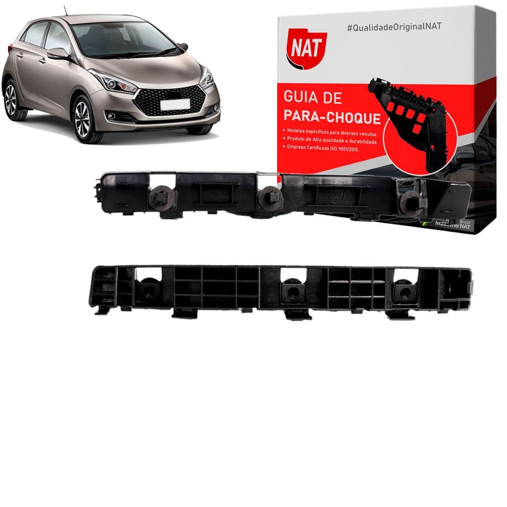 Suporte Guia Parachoque Hb20 Hatch 2013 Até 2019 Traseiro