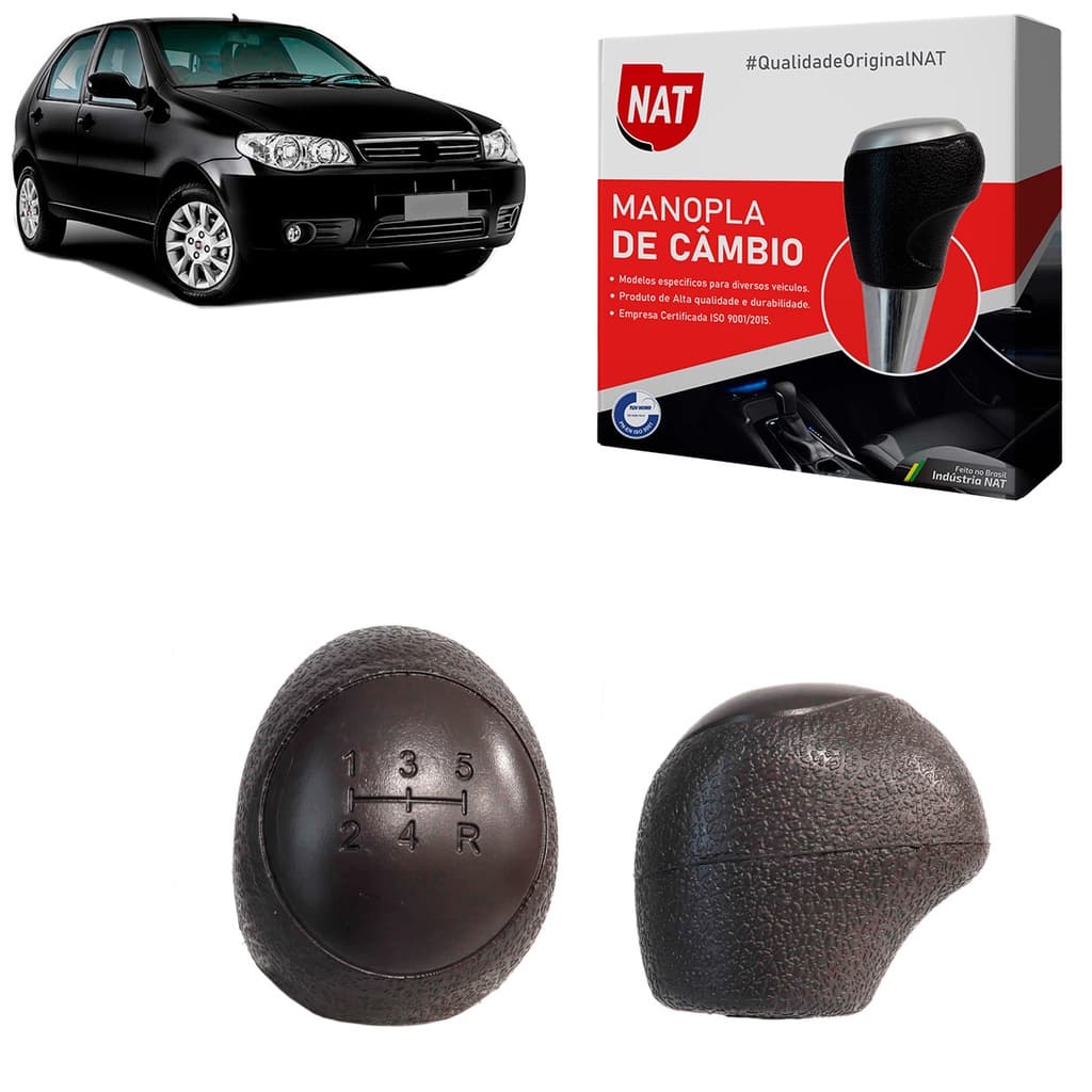 Manopla de Câmbio Fiat Palio Fire Ano 2000 Até 2013