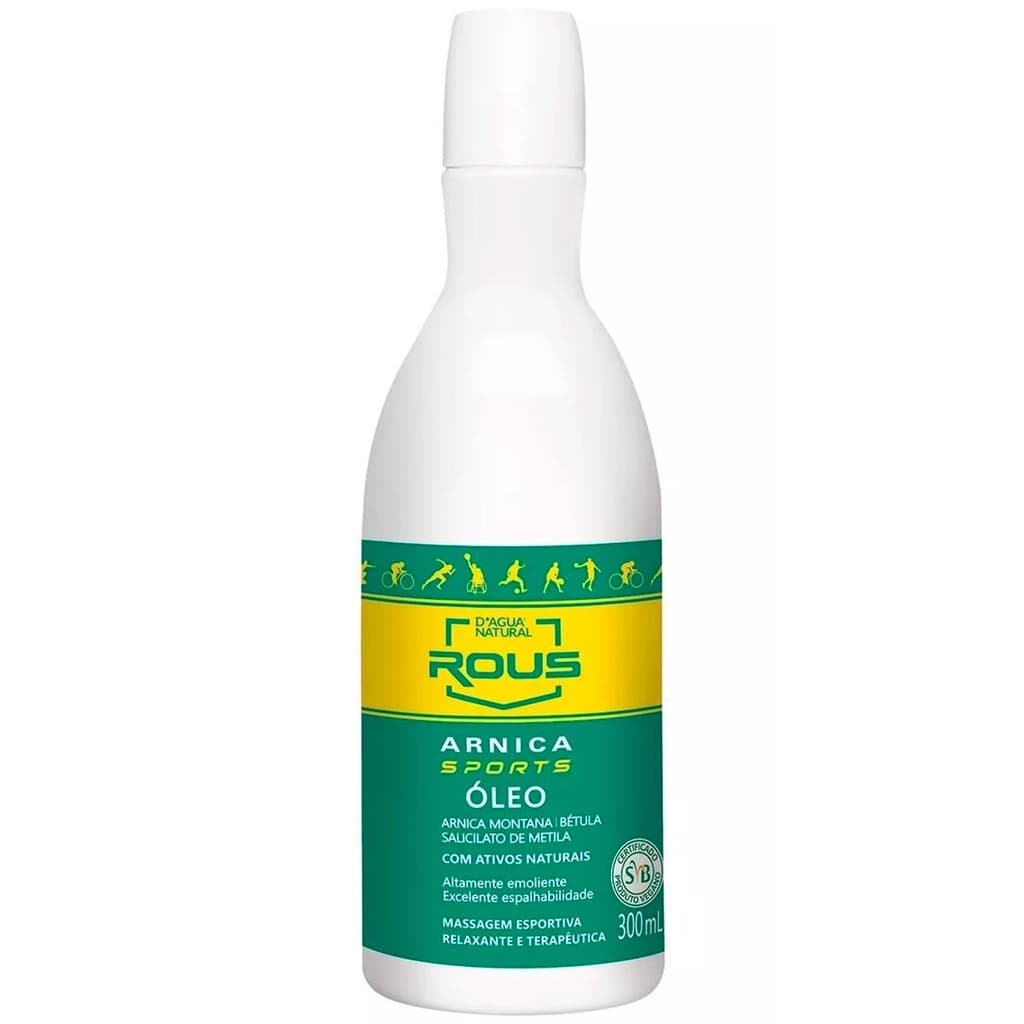 Óleo de Massagem Terapia Rous Arnica Sports Dagua Natural 300ml