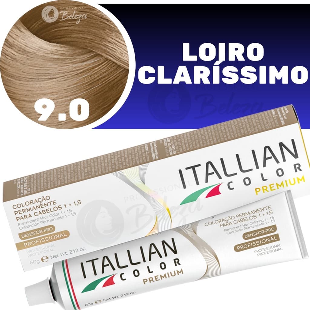 Coloração Itallian Color 60g 9.0 Louro Claríssimo