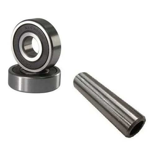 Kit Rolamentos + Espaçador Roda Traseira Biz 100 Biz 125