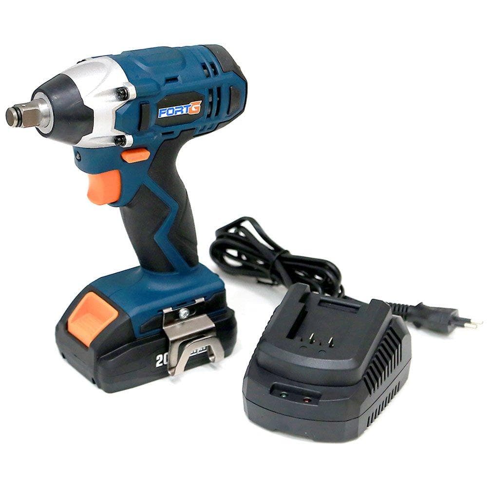 Chave de Impacto 1/2" Polegadas e 350Nm 3000bpm 2400rpm 20V Bivolt 300g - FortG