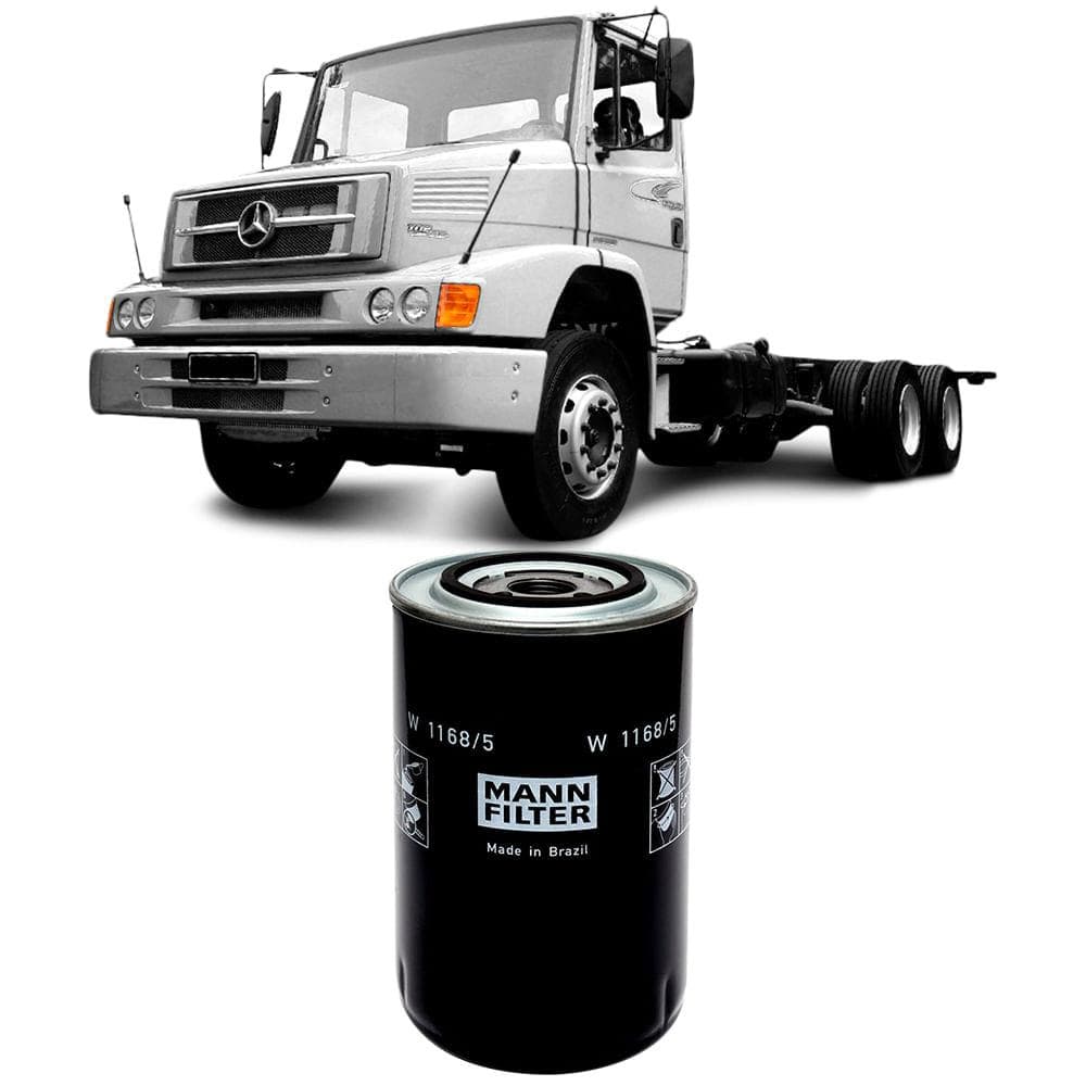 Filtro Óleo Mercedes Benz L1218 L1620 Om352 Om366 89 A 2011