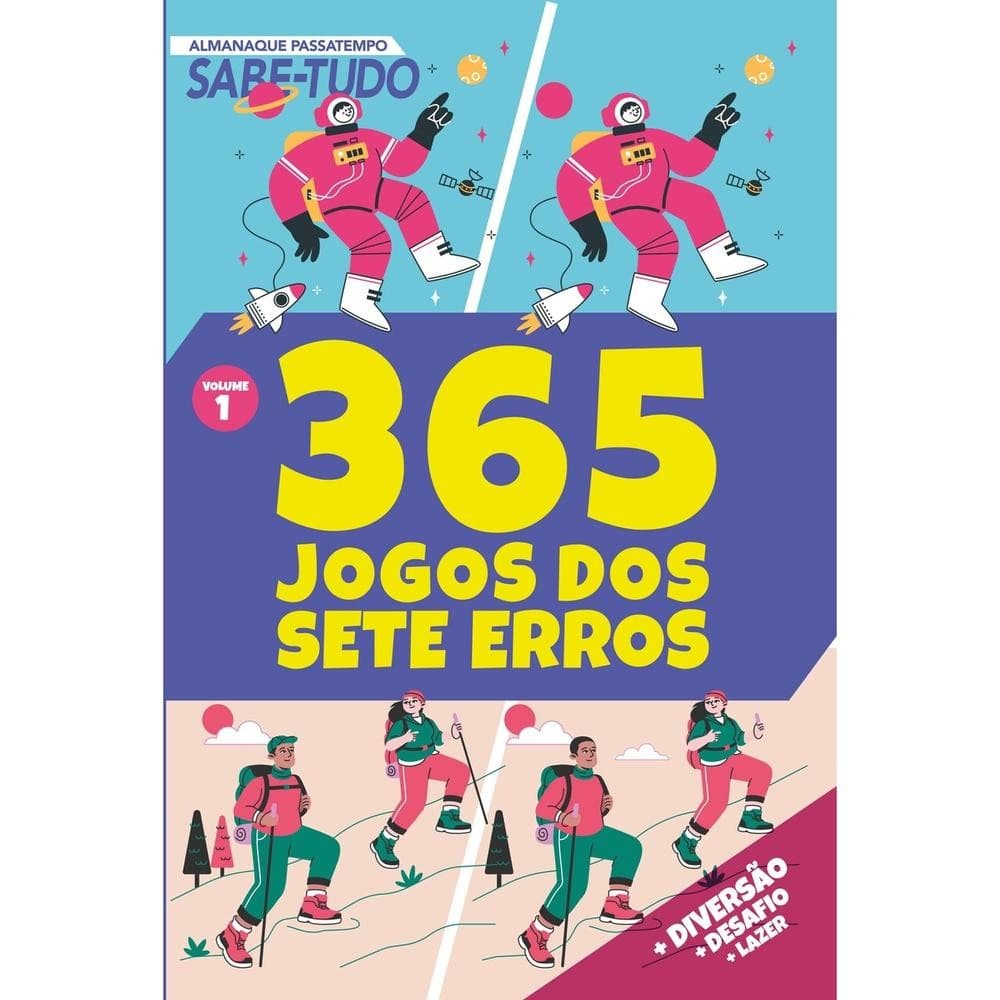 Almanaque Passatempo Sabe-Tudo 365 - Jogo dos 7 Erros
