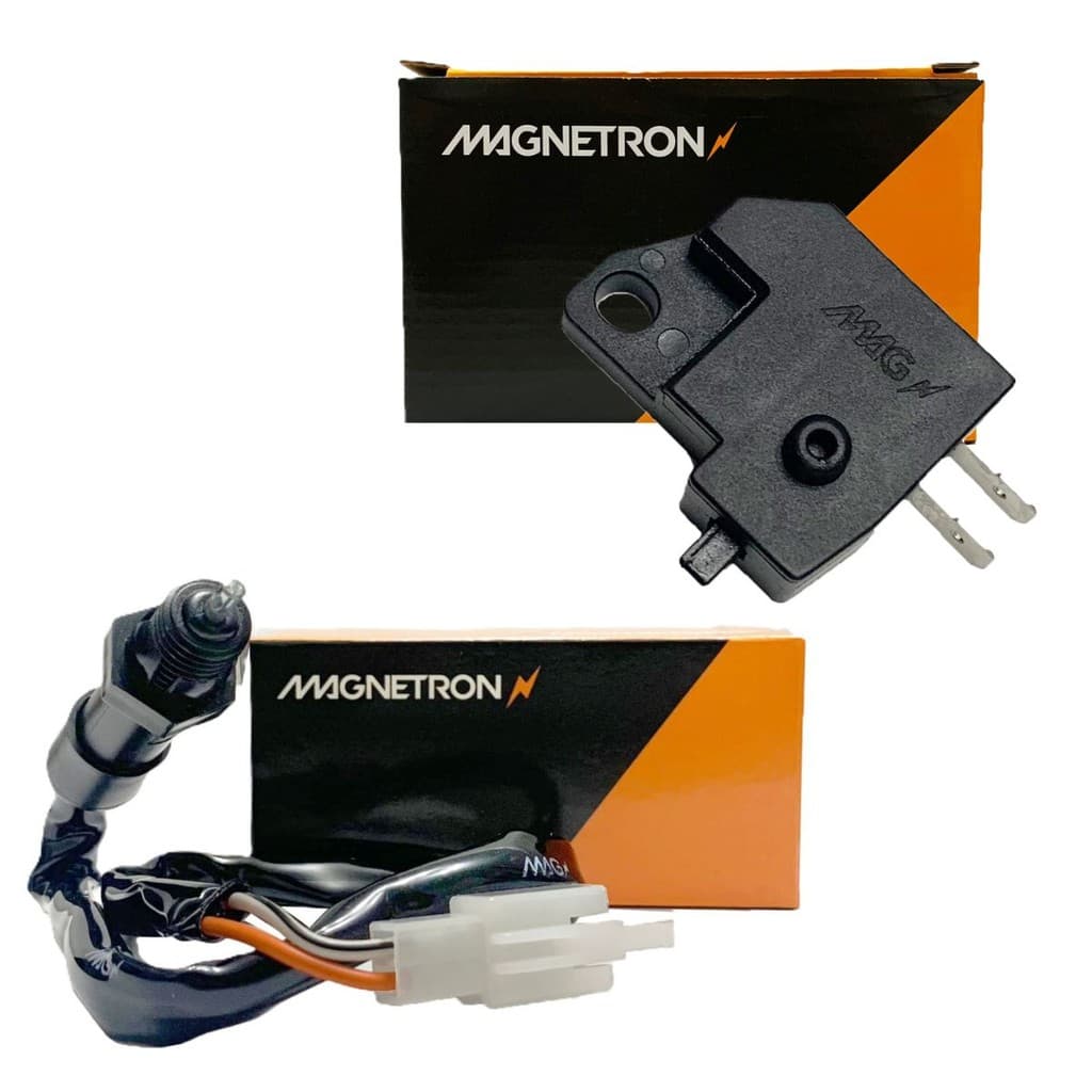 Kit Interruptor de Freio P/ Suzuki Intruder 125 / Yes 125 (Dianteiro e Traseiro) Magnetron
