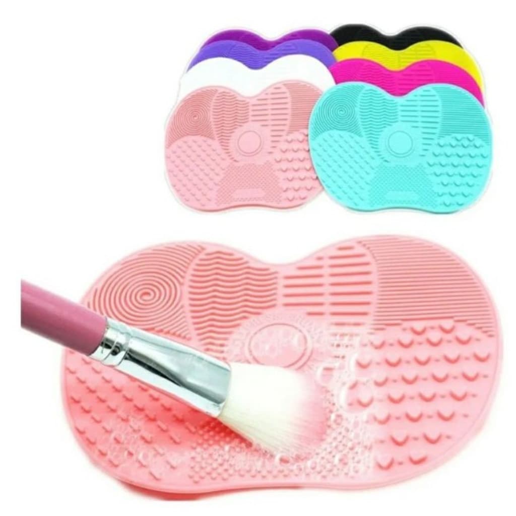 ANA1108 KIT Tapete Para Limpeza De Pincéis Silicone Pad de limpeza da escova para cuidar e limpar pincéis