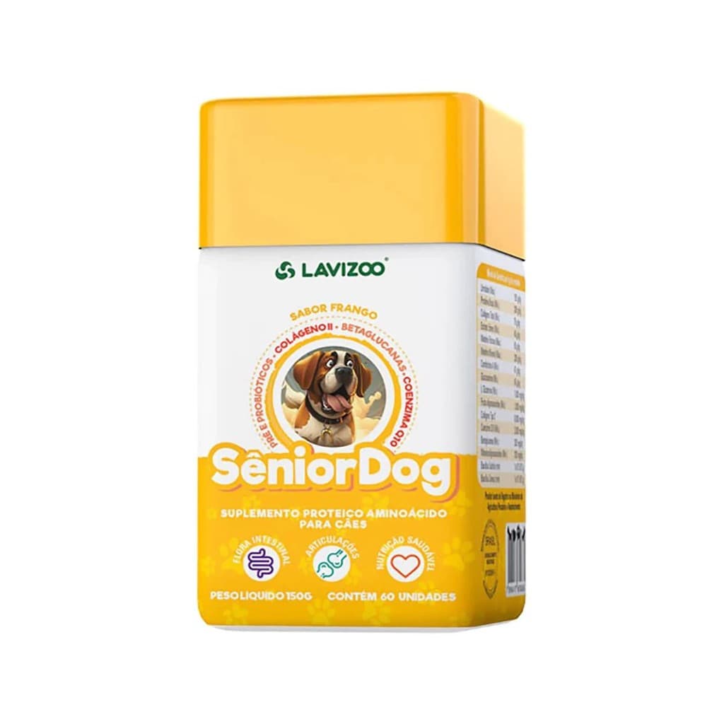 Senior Dog Gourmet Suplemento P/ Cães Idosos 150Gr - Lavizoo