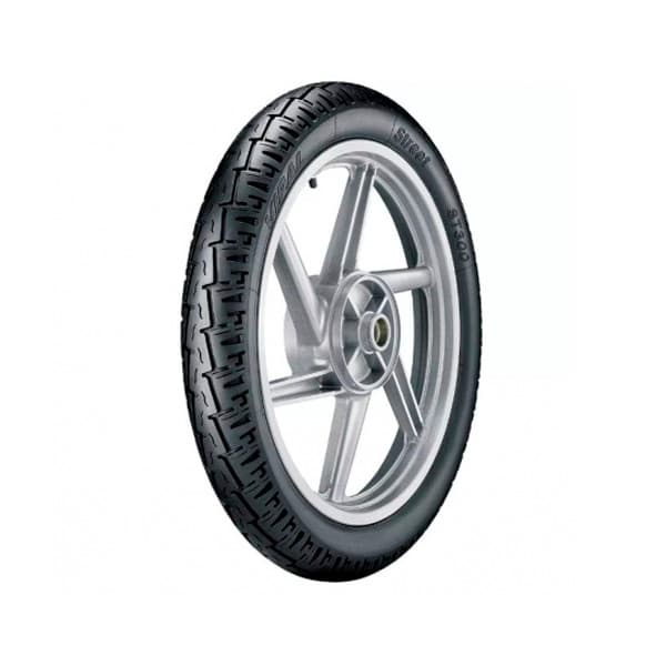 Pneu Vipal Biz 125 110 100 Pop 100 110i Shineray Jet 50 125 ST300 Traseiro 80/100-14 Uso Com Câmara