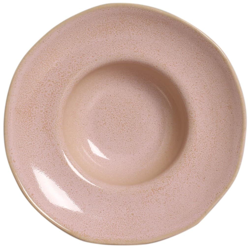 Conjunto com 4 Pratos de Massa Orgânico Litchi Ø28x6,5cm 450ml