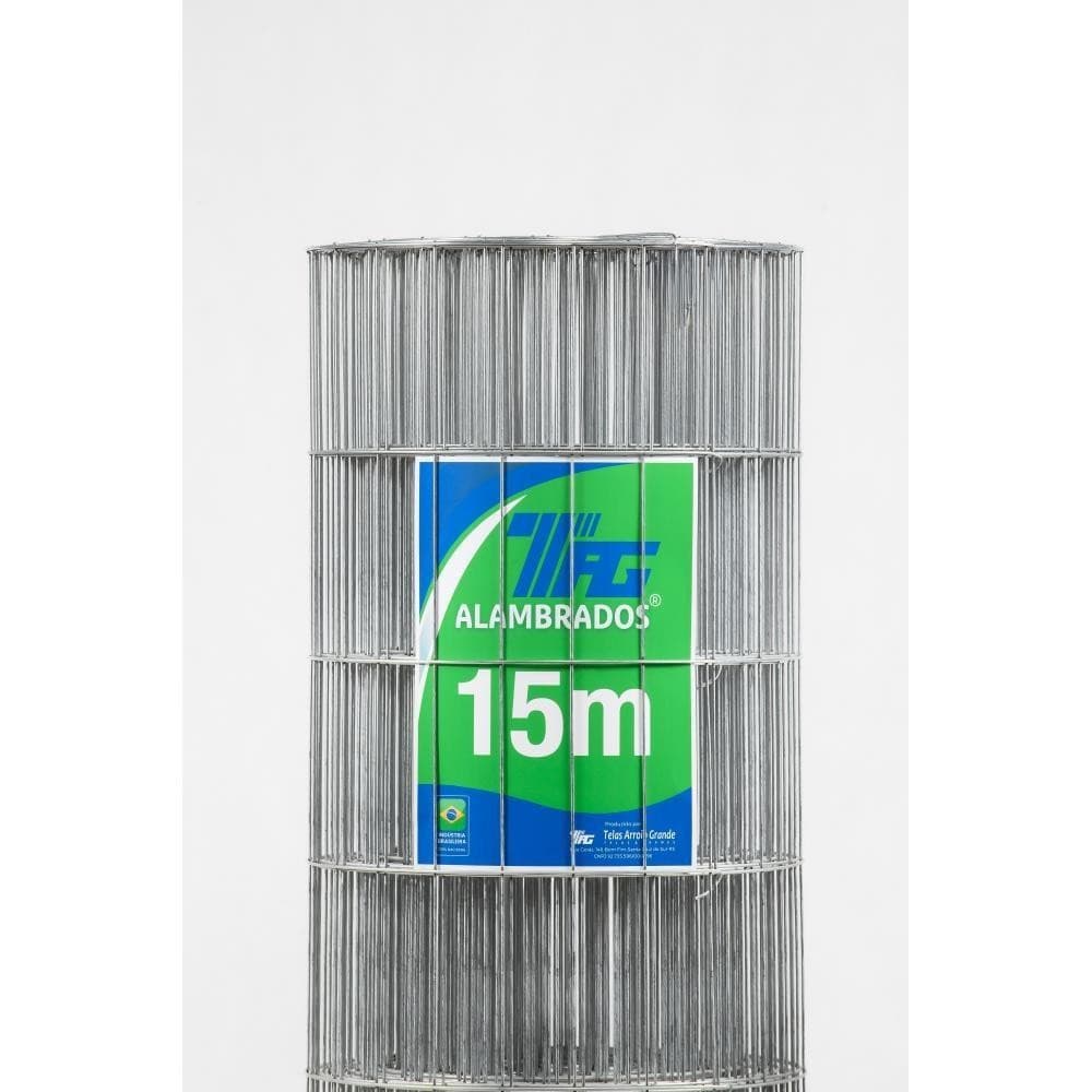 TELA SOLDADA TAG MALHA 5x15cm FIO 2,30mm RL 15X1,5m