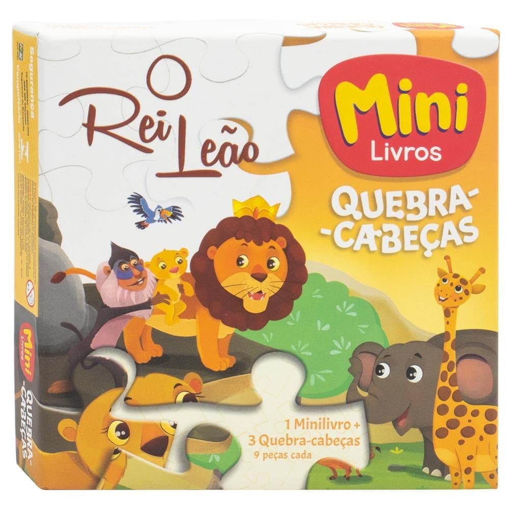 Quebra-Cabeça + Mini Livro | O Rei Leão
