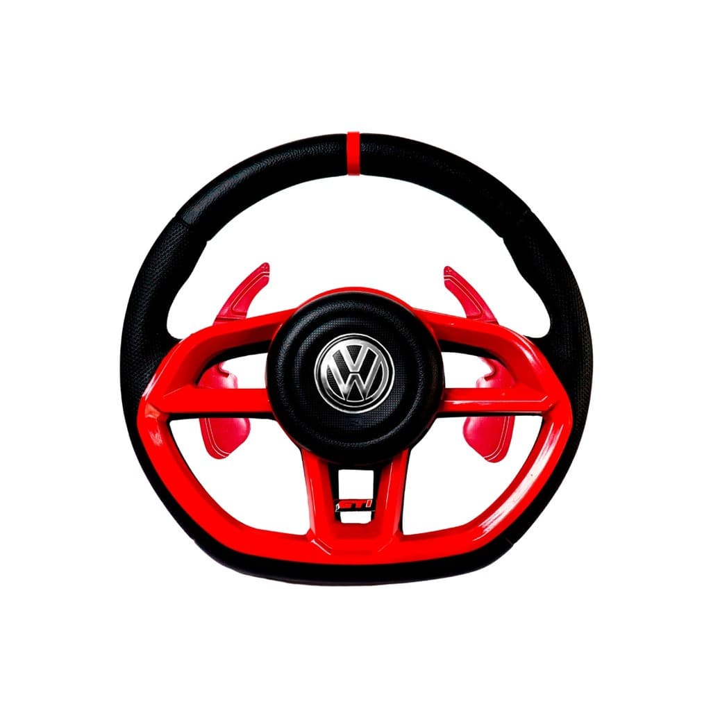 Volante Vermelho Gti Volkswagen Saveiro Gol G2 G3 Santana
