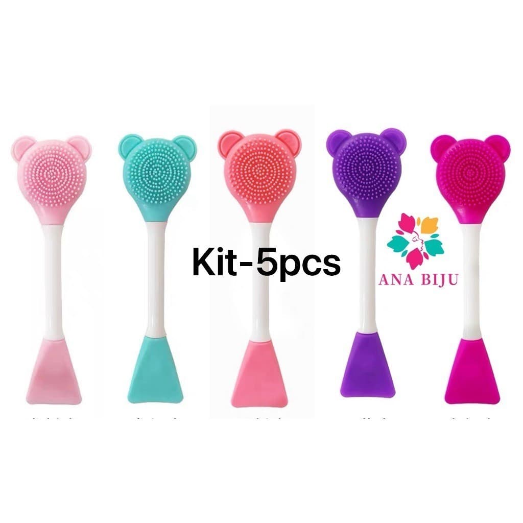 ANA1108 KIT Pincel de silicone para aplicação de máscara e esfoliação facial