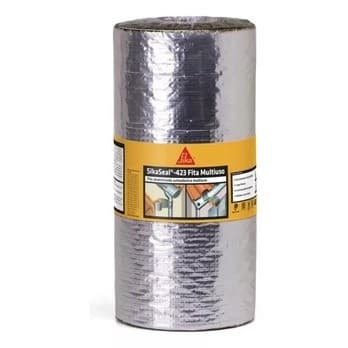 Fita Alumínio Rolo 30 à 50 cm c/10metros Espessura 0.60mm Sika