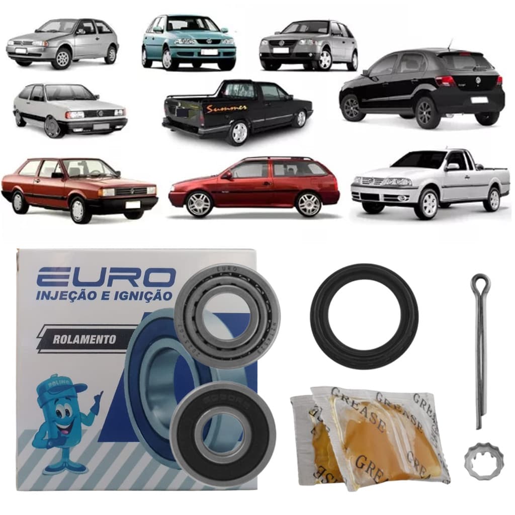 Kit Rolamento Roda Traseira Gol G1 G2 G3 G4 G5 S/ Abs