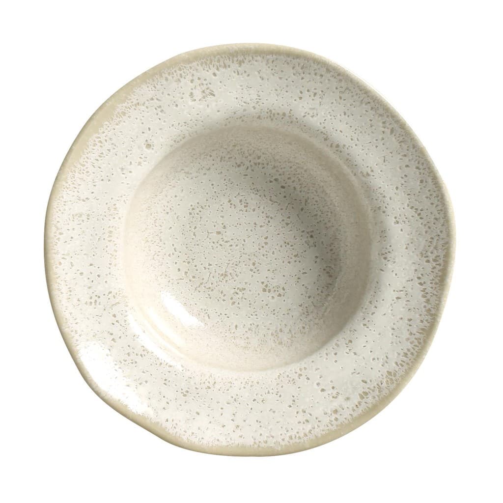 Conjunto com 4 Pratos de Entrada/Sobremesa Orgânico Vanilla Ø19x5,5cm 250ml