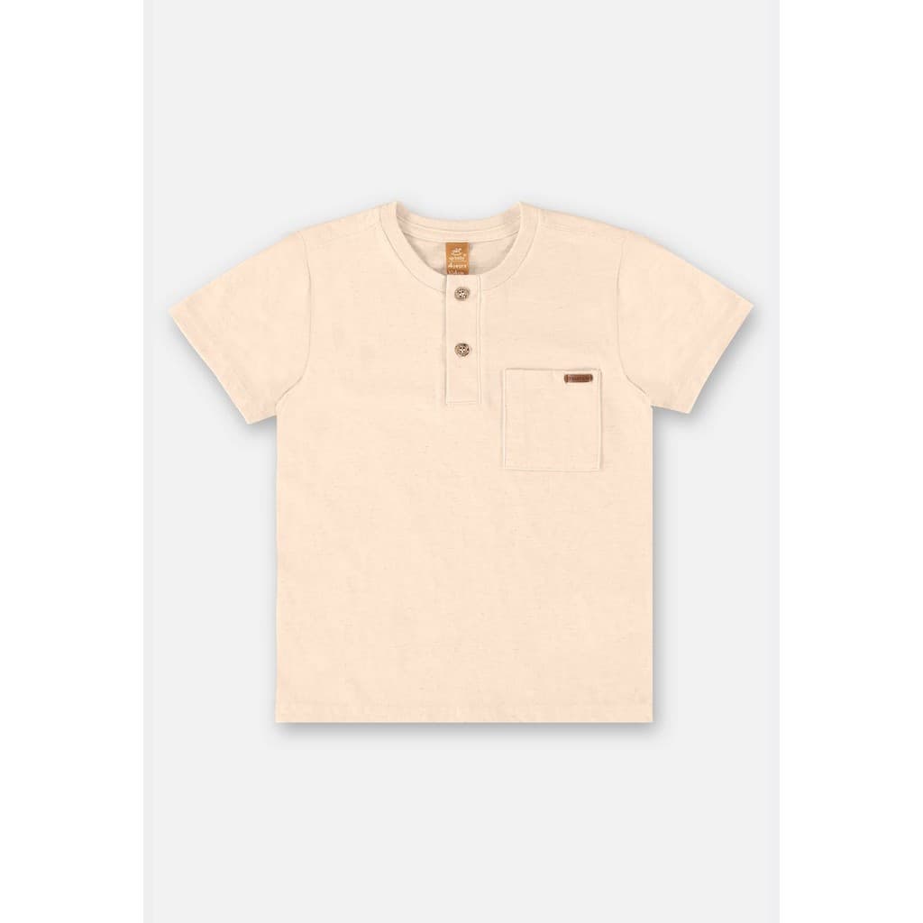 Camiseta Infantil para Menino em Linho Flamê Up Baby