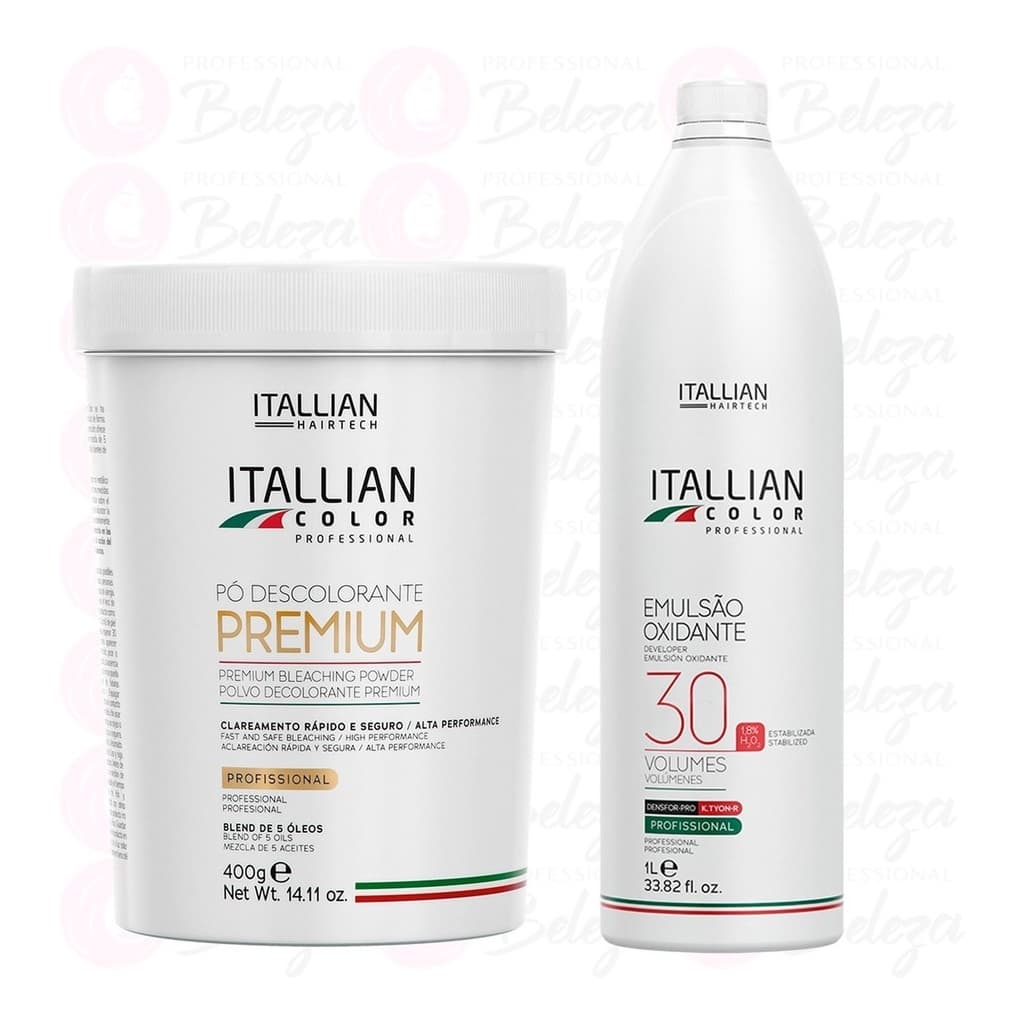 Pó Descolorante Premium 400g Ox 30v Itallian Color