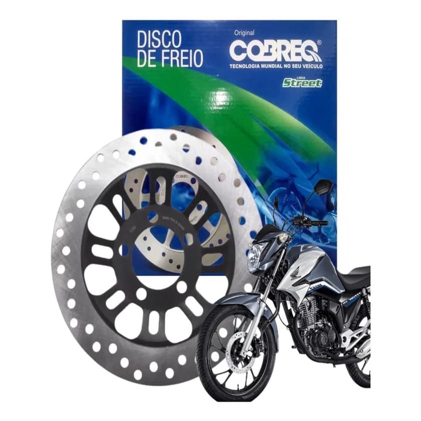 Disco Freio Dianteiro Honda  CG Titan Fan Start 150 160 2004 2005 2006 2007 A 2026 Original Cobreq