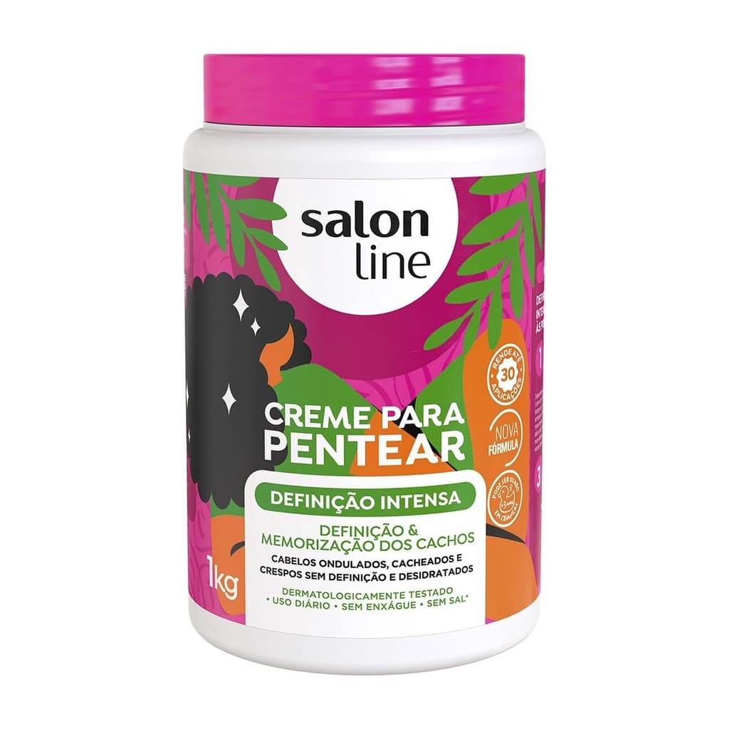 CREME PARA PENTEAR SALON LINE DEFINIÇÃO INTENSA 1KG