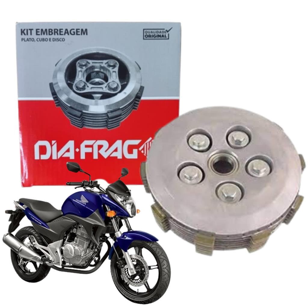 Kit Embreagem Honda Cb300r Cb 300 2010 2011 2012 2013 2014 2015 Original Diafrag