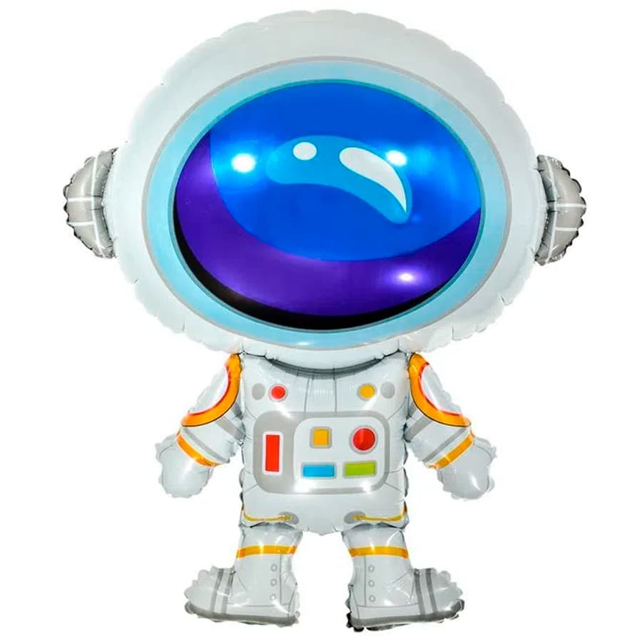 Balão de Festa Metalizado 34" 86cm - Astronauta - 1 unidade - Make Mais - Rizzo