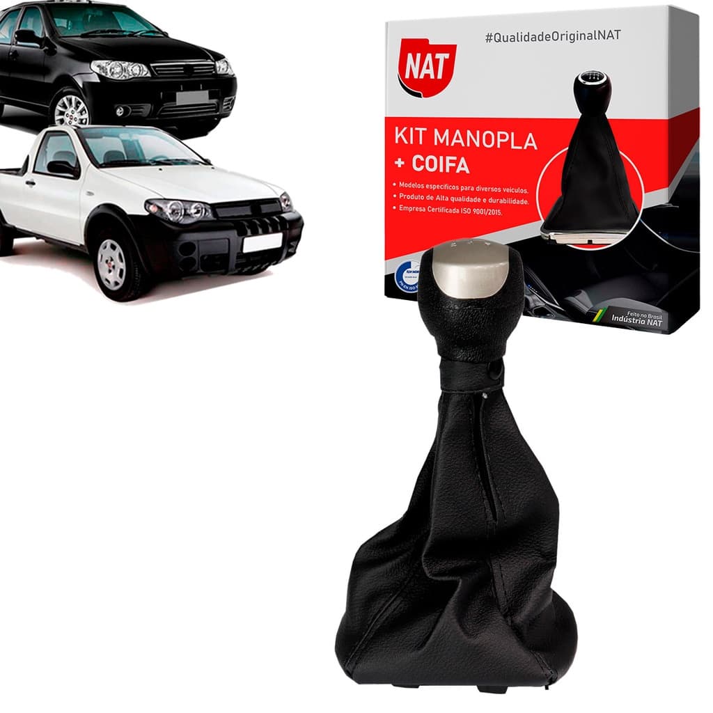 Manopla + Coifa Fiat Palio Weekend E Strada Siena Mod. Adv 2002 Até 2004