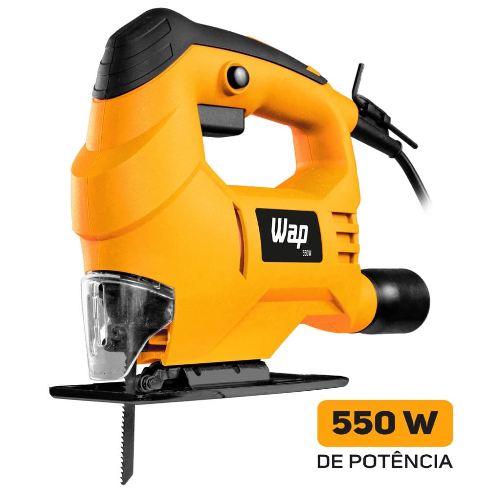 Serra Tico Tico 550w Corte Preciso Rápido Madeira Aço ESTT 550 Wap