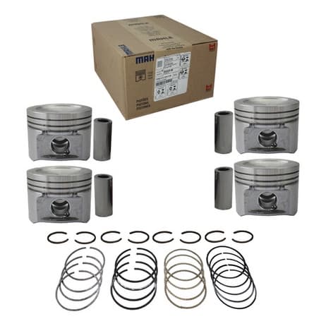 Kit Pistão E Anel 0,50 Fox G1 Gol G2 G3 G4 1.0 8v Metal Leve