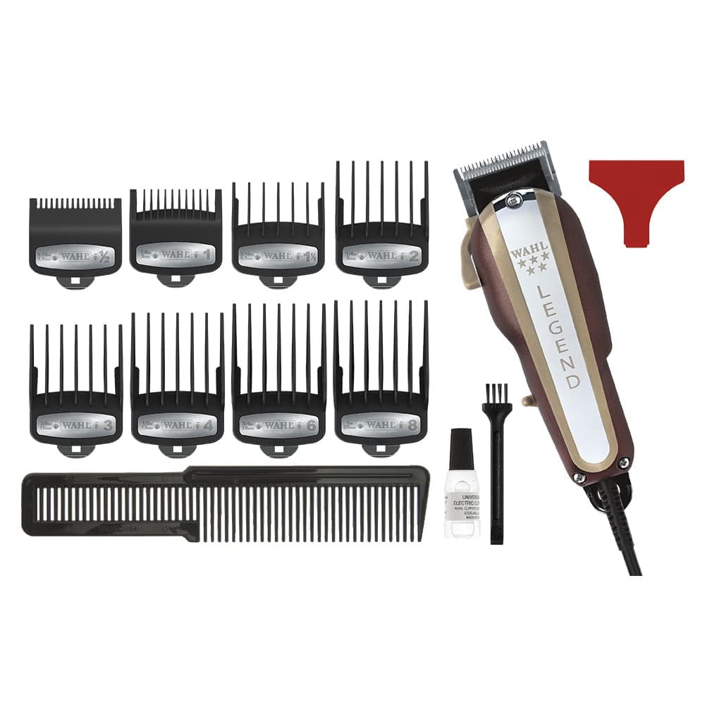 Wahl Máquina de Corte Legend Vermelha Profissional com Fio Motor Vibratório 220V
