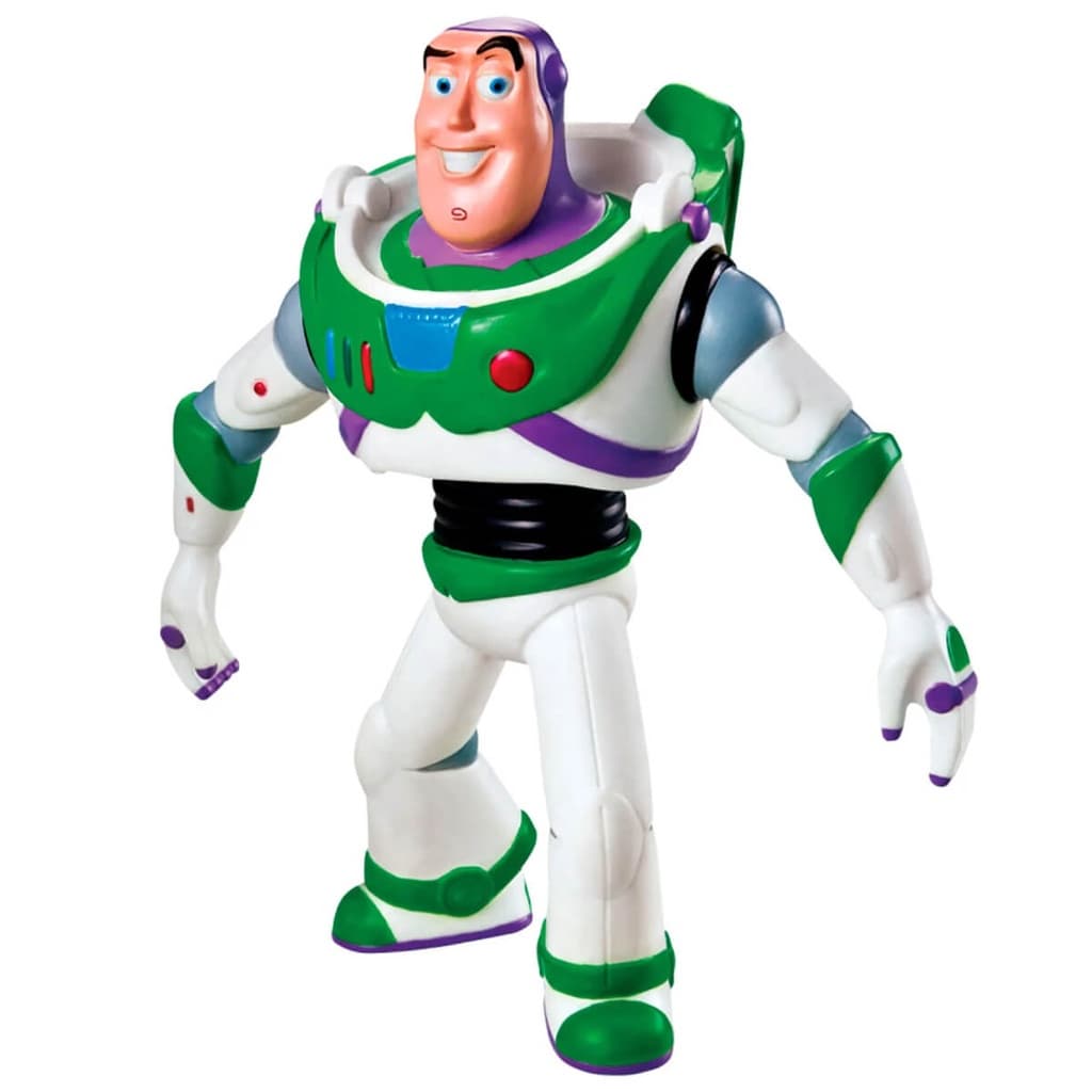 Brinquedo Boneco Buzz Lightyear Toy Story Articulado Vinil Atóxico Colecionável +3 anos Líder 2589