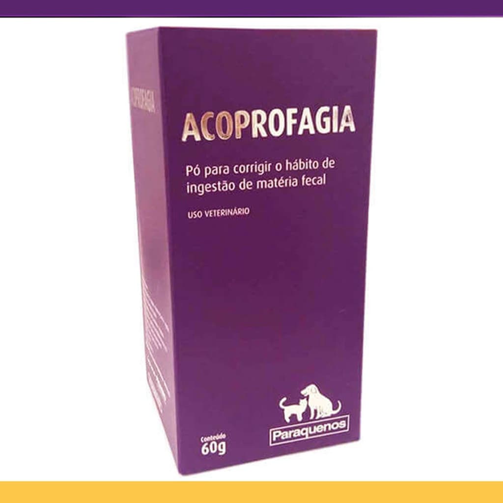 Acoprofagia Pó Paraqueños de Correção para Cães - 60 g