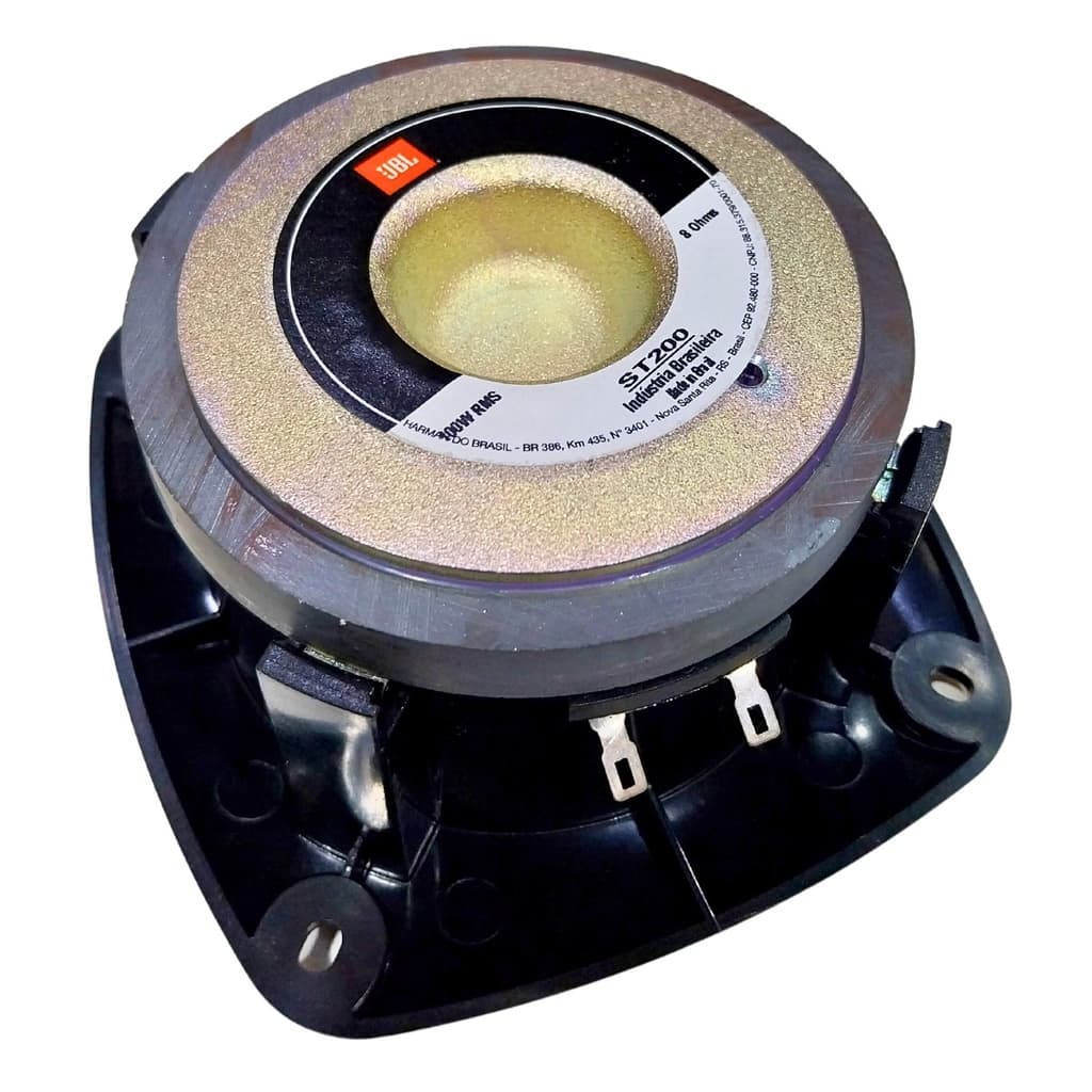 SUPER TWEETER ST200 JBL SELENIUM ORIGINAL POTENTE FORTE 100W RMS 8 OHMS DIAFRAGMA FENÓLICO KRAPTON