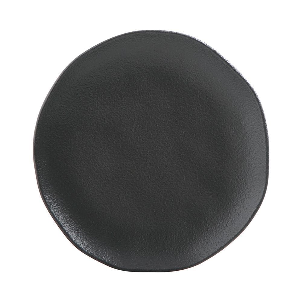 Porto Brasil Conjunto Com 6 Pratos De Sobremesa Orgânico Preto Matte Ø 19,5 Cm