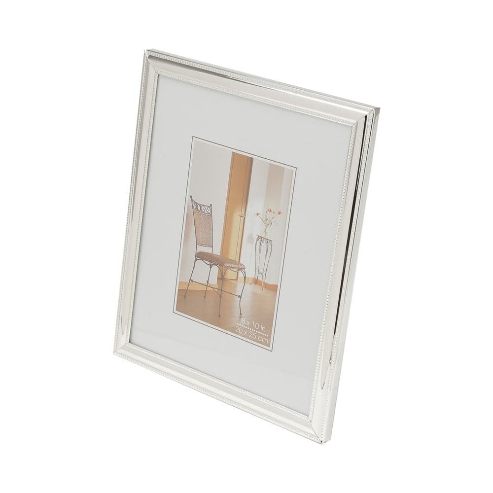 Porta Retrato Wolff Friso Prata de Aço 13cm x 18cm