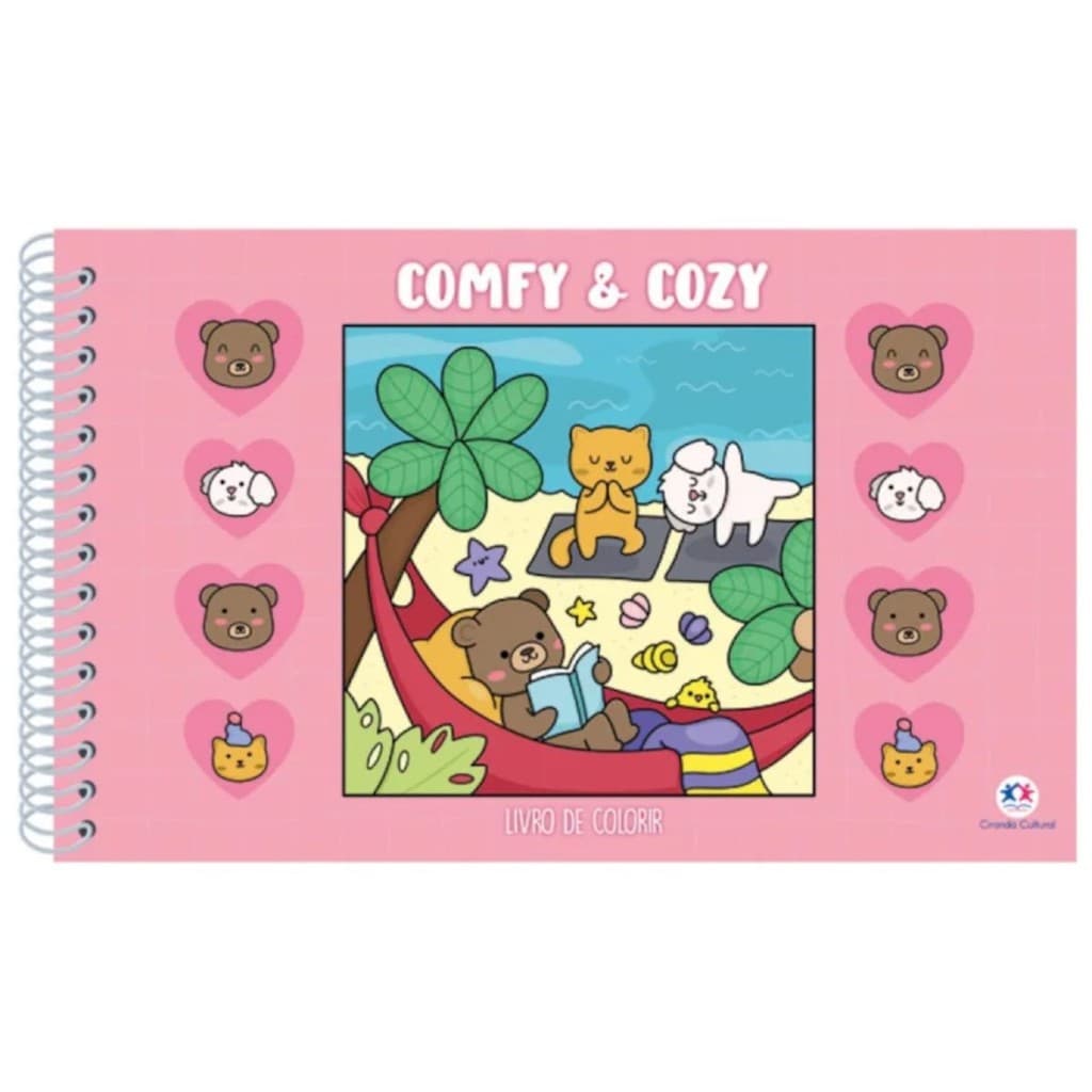 Comfy and Cozy | Livro de Colorir Pink