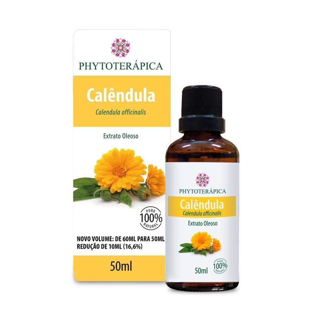 Extrato Oleoso de Calêndula -  Aromaterapia - Pele e Cabelo - 50ml
