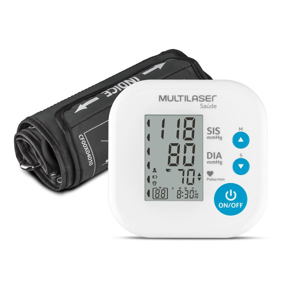 Monitor de Pressão Arterial Digital de Braço - Multi Saúde - HC473E