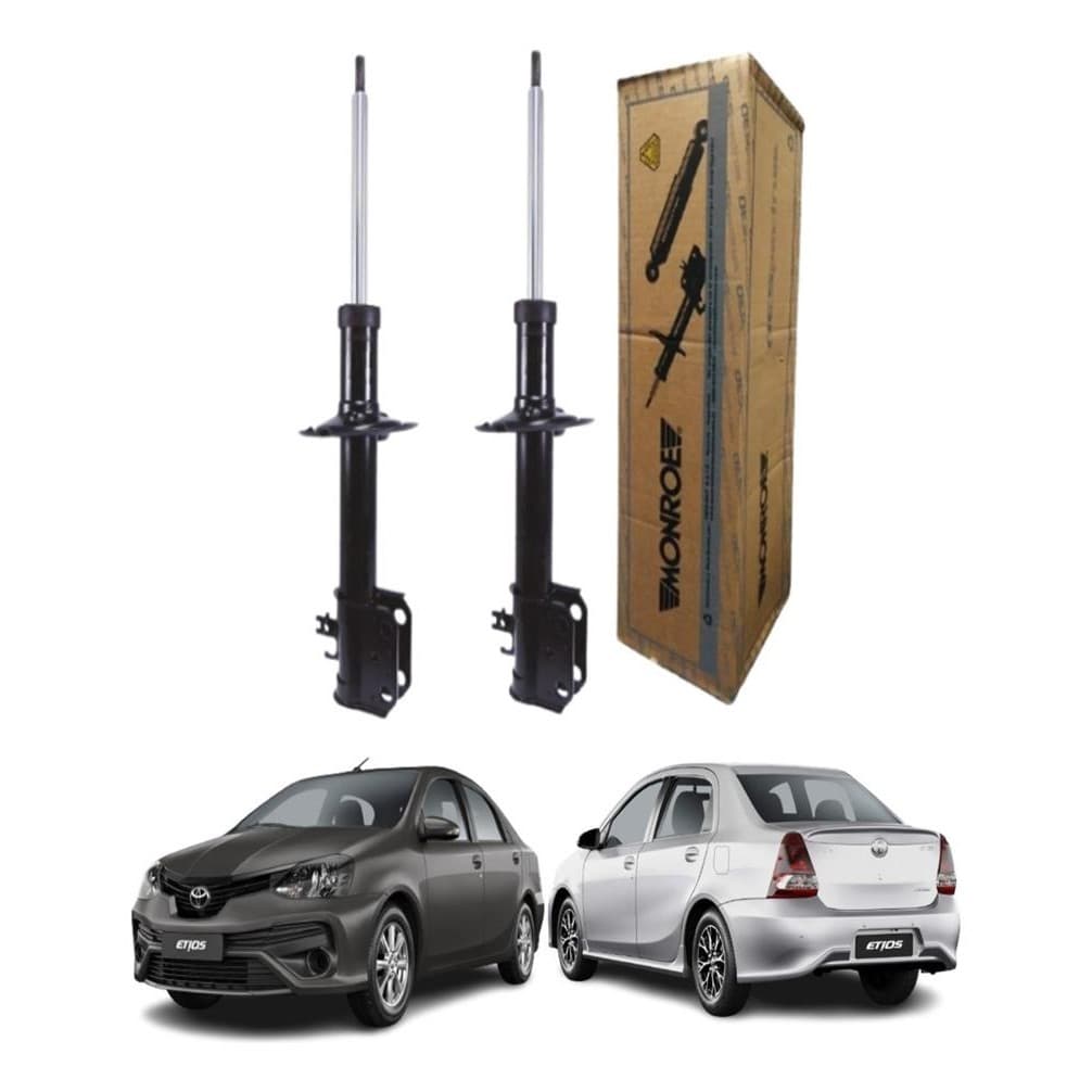 Par Amortecedor Dianteiro Toyota Etios 1.3 e 1.5 2013 2014 2015 2016 2017 2018 2019 2020 2021