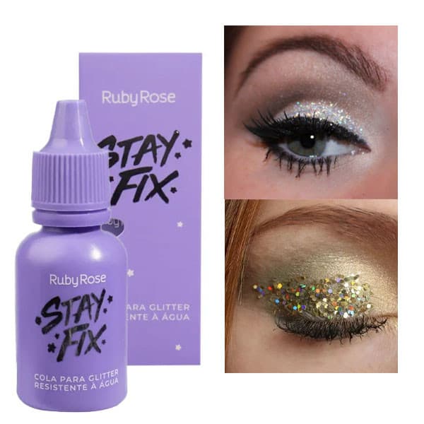 Cola Para Glitter Ruby Rose Stay Fix Hb584
