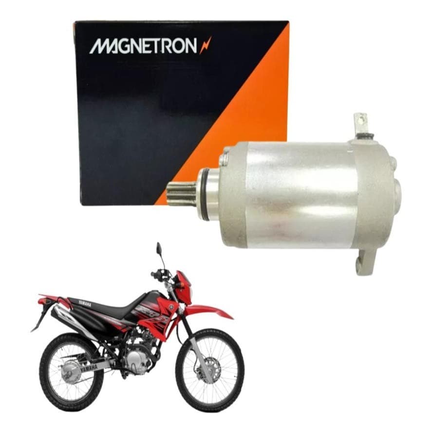 Motor Partida Arranque Ybr Factor Xtz XE 125 2002 2003 2004 2005 2006 2007 a 2016 Original Magnetron