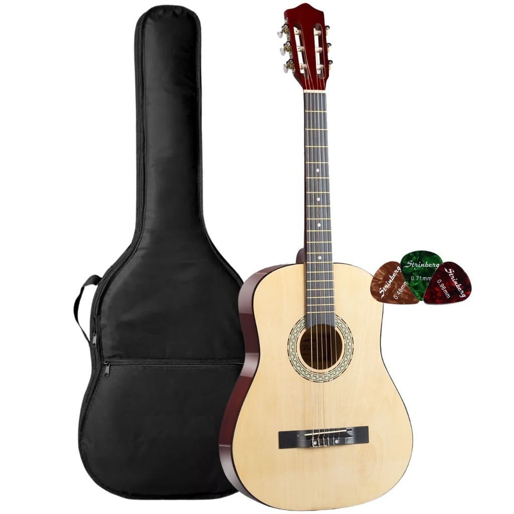 Kit Violão Acústico Estudante Iniciante Bravo An100 Nylon Clássico + Capa Palheta