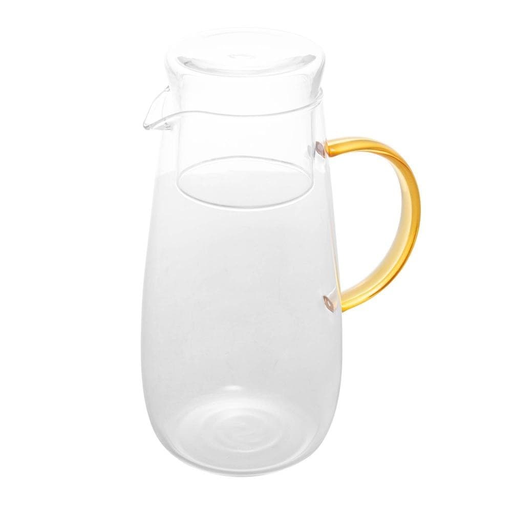 Jarra Wolff Fun de Vidro Borossilicato com Alça Âmbar 1,3L