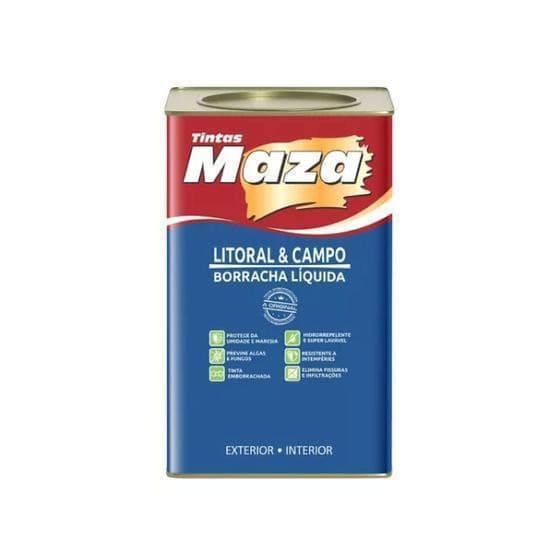 TINTA EMBORRACHADA 18L LITORAL&CAMPO MAZA CORES