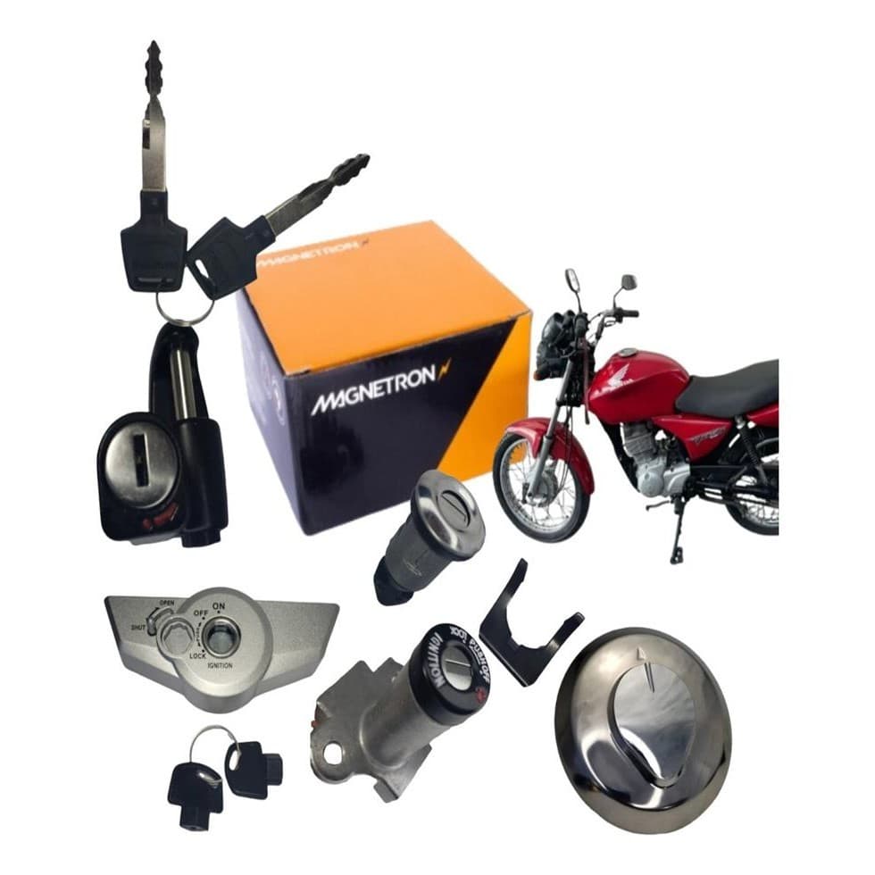 KIT CHAVE IGNICAO HONDA CG TITAN FAN 150 2004 2005 2006 2007 2008 ORIGINAL MAGNETRON