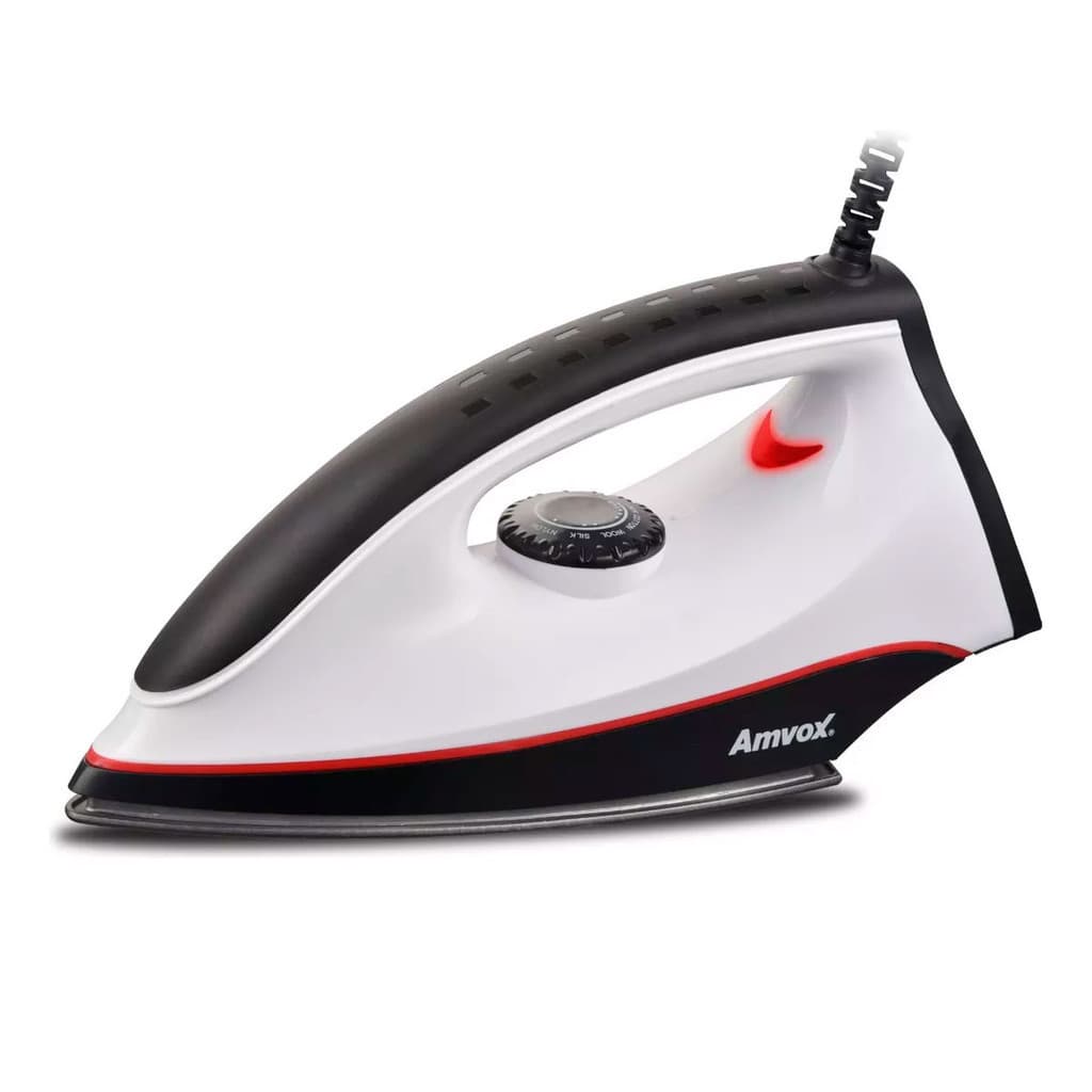 Ferro de passar Roupa A Seco Amvox 110V ou 220V 1250W Modelo AF 1907 Proteção Contra Torção Fio