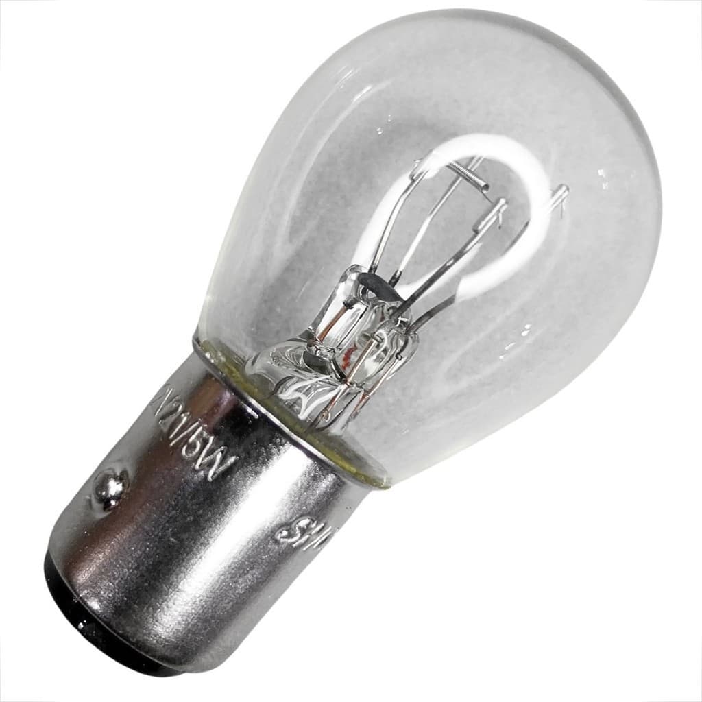 Kit 10 Lâmpada 2 Polos 1034 12V 21/5W Halogena BAY Veiculos