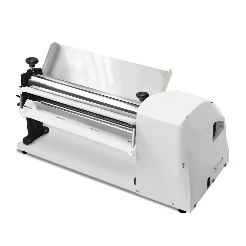 Cilindro de Massa Elétrico SARO Standard Cromado Antiaderente 40cm Inox e Aço 220V