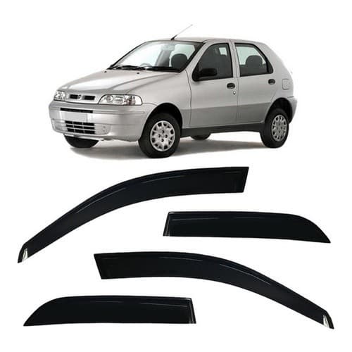 Defletor Calha de Chuva Palio 1996 a 2013 4 Portas Ecoflex